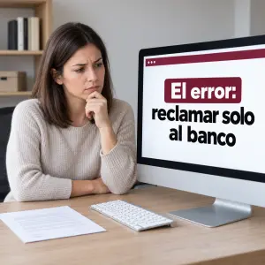 Persona lista para reclamar al banco y al fichero a la vez