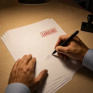 Persona revisando la fecha de vencimiento de su deuda para calcular cuánto tiempo se está en ASNEF